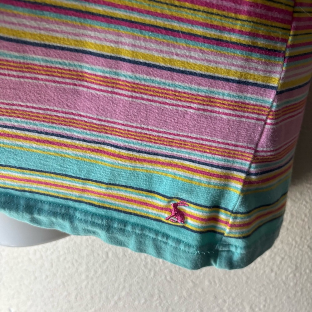 Joules Original Women’s 10 Striped Preppy Tank Top Colorful - Picture 3 of 8
